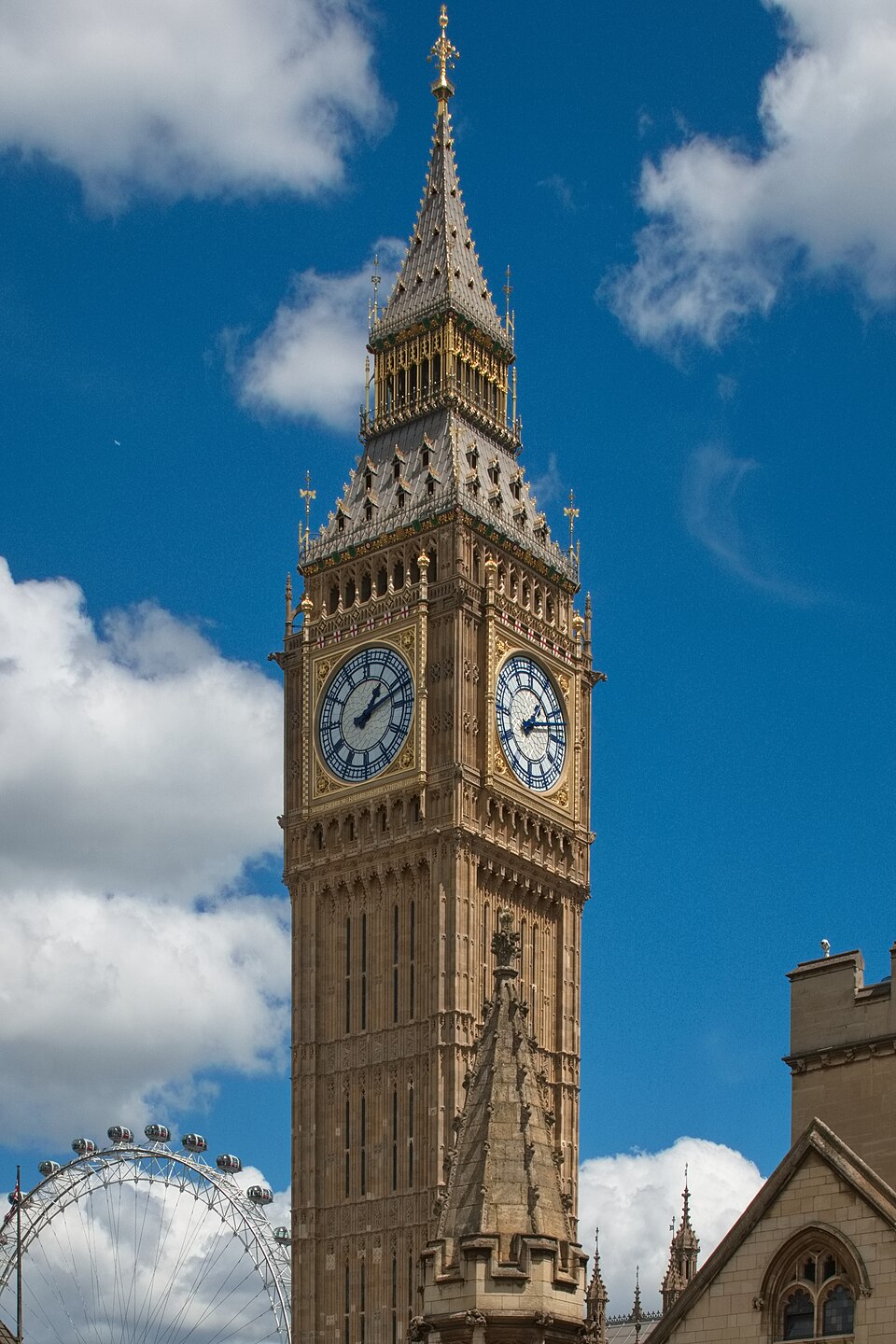 Big Ben and the Palace of Westminster in London